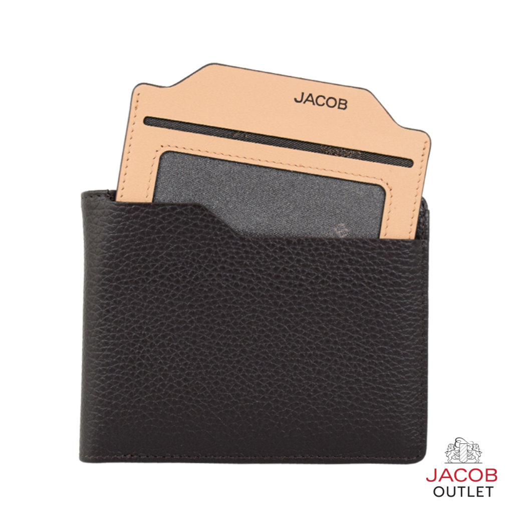 JACOB กระเป๋าสตางค์ชาย มีช่องเก็บ ID ถอดได้ - รุ่น 22543