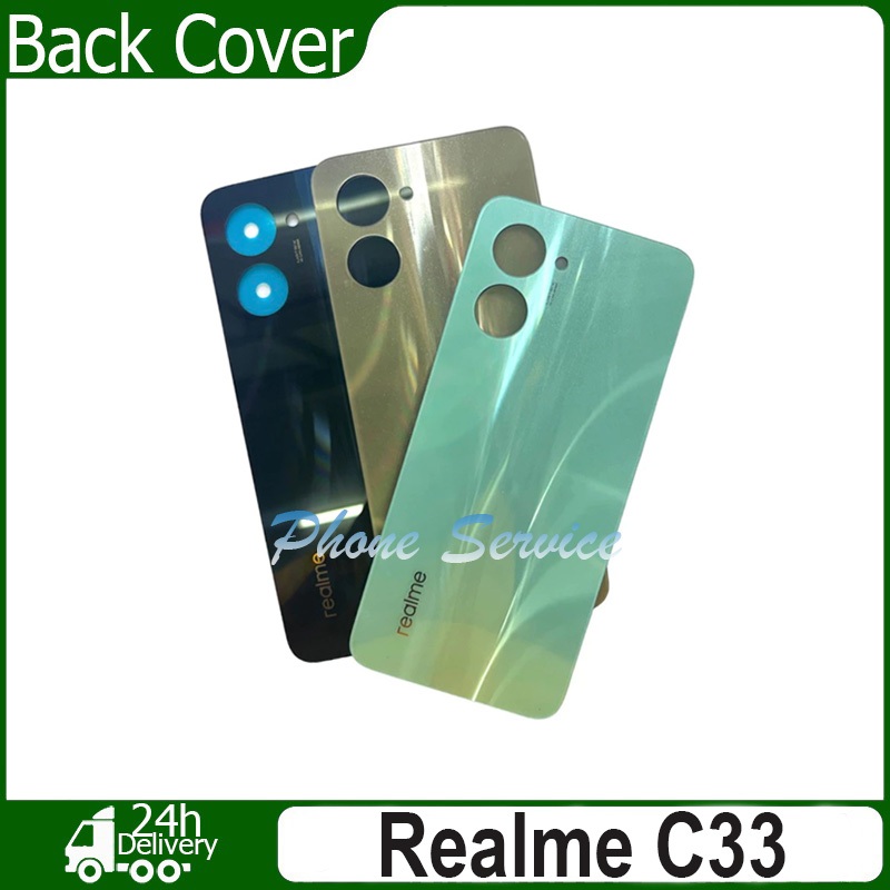 ฝาหลัง (back cover) กระจกด้านหลัง สําหรับ OPPO Realme C33