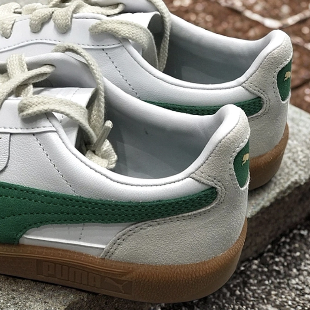 รองเท้า Puma Palermo Lth ของแท้ รองเท้าลำลองสำหรับผู้ชายและผู้หญิง รองเท้ากีฬา
