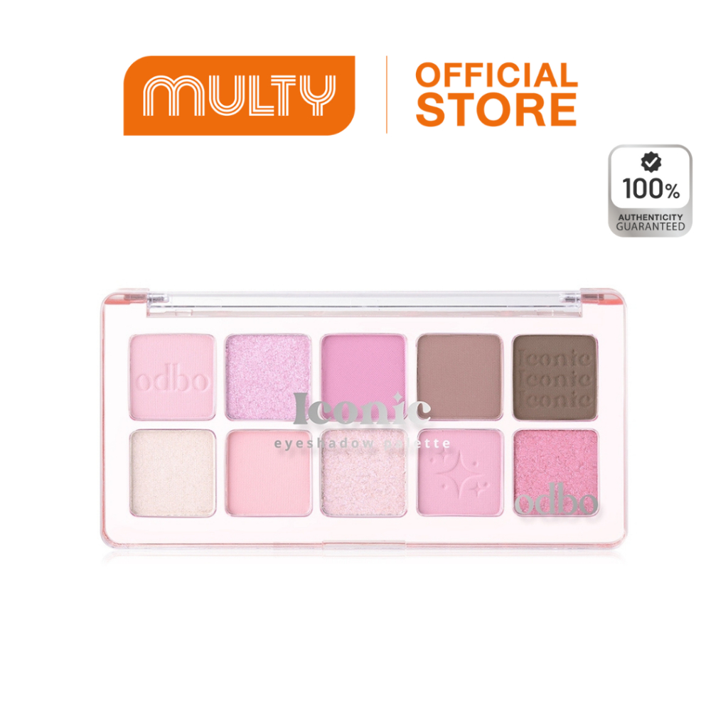 Odbo Iconic Eyeshadow Palette 7 g.อายแชโดว์พาเลทตา