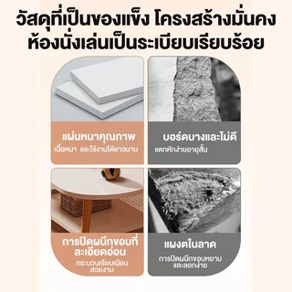 JJM โต๊ะกลาง โต๊ะกาแฟ 120/100/80CM สไตล์เรียบง่าย รับน้ำหนักได้100กก ชั้นเก็บของสองชั้น วางข้างโซฟา