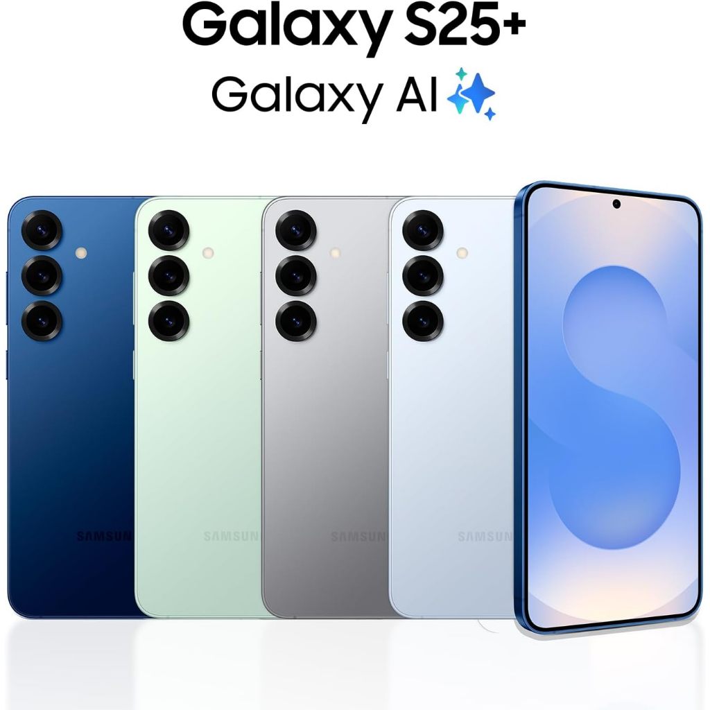 SAMSUNG Galaxy S25+ Cell Phone, 512GB Smartphone, Unlocked AI Camera Long Battery Life 1 Yr Warranty