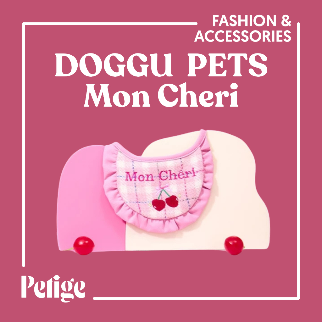 DOGGU PETS Mon Cheri ผ้ากันเปื้อนสำหรับสัตว์เลี้ยง