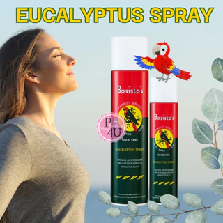 Eucalyptus Bosisto's นกแก้ว ยูคาลิปตัส ปรับอากาศ สเปรย์น้ำมัน ยูคาลิปตัส โบสิสโต ตรานกแก้ว75/300 ml.