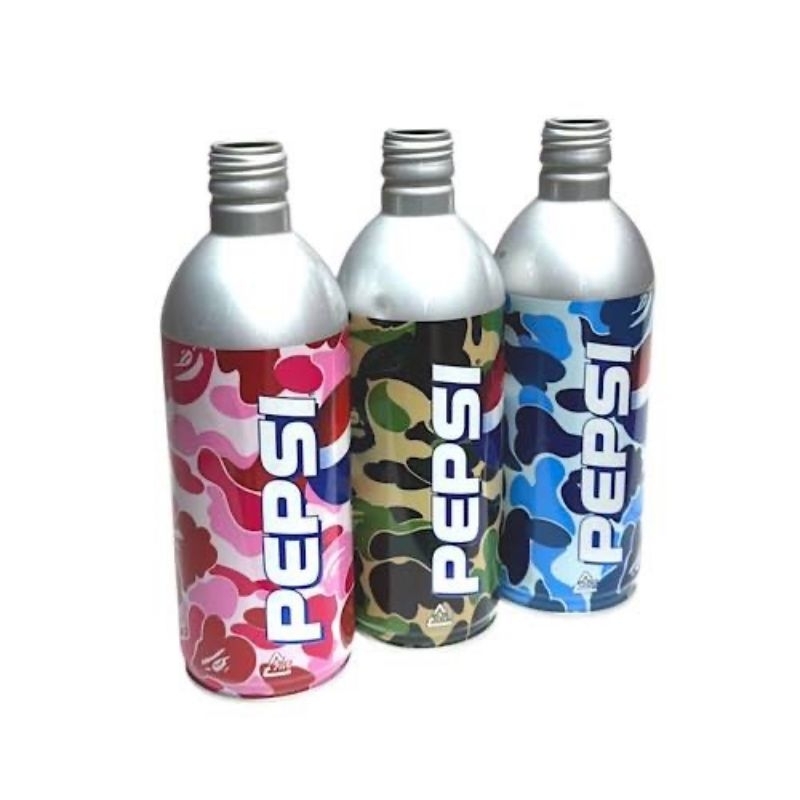 USED !!!Bape × Pepsi 2001 ABC Camo Pepsi Tall Cans