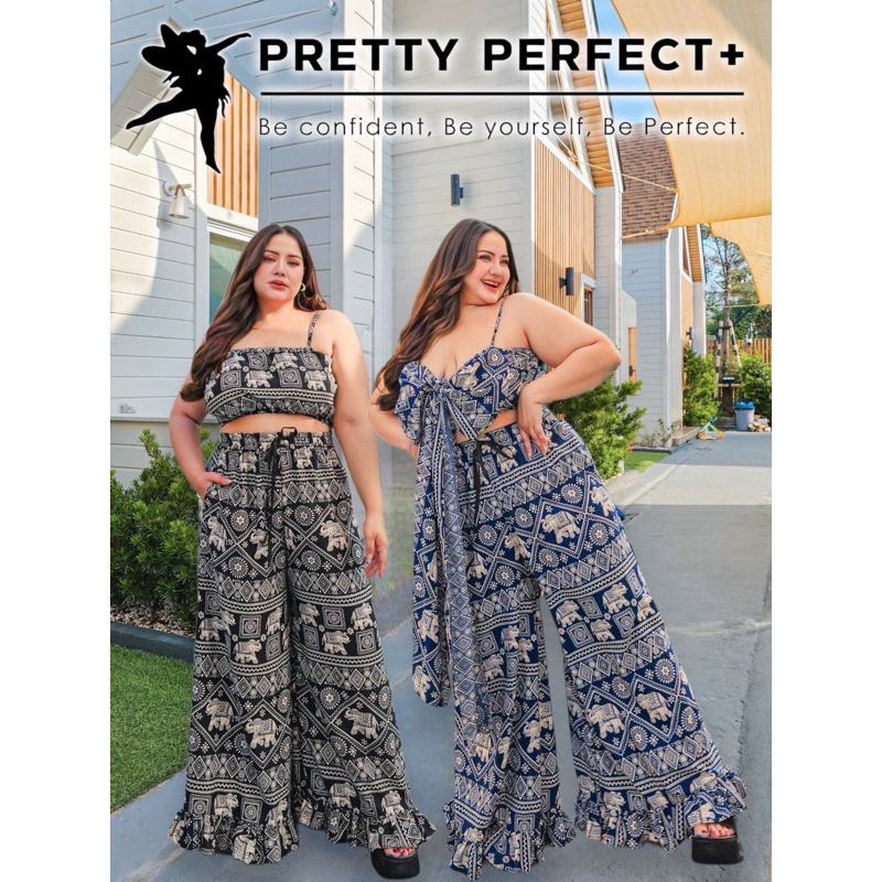 Elephant Sexy Set ชุดเซ็ต เสื้อสายเดี่ยวผูกโบว์ อก 40-60+