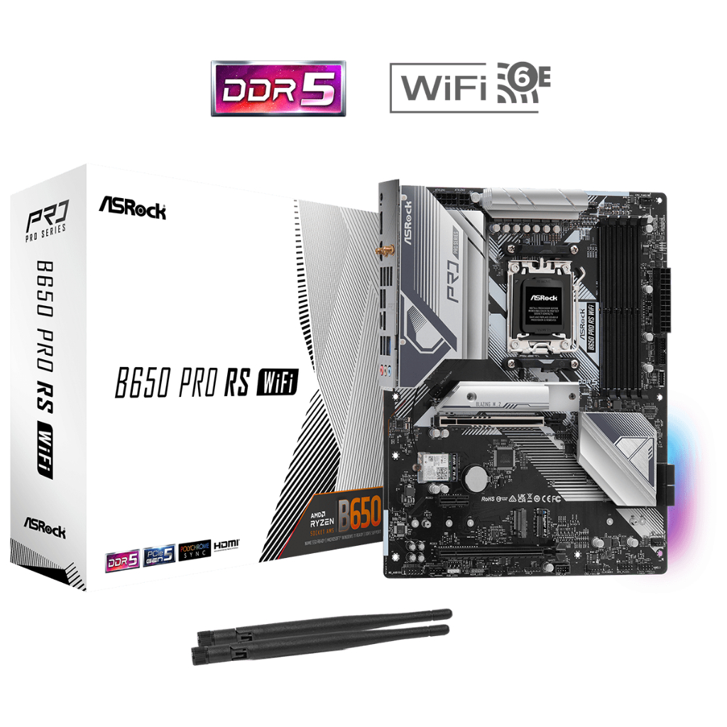 MAINBOARD (เมนบอร์ด) ASROCK B650 Pro RS WiFi