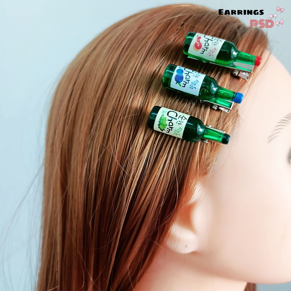 🇹🇭ร้านไทย🇹🇭 กิ๊บขวด  กิ๊บขวดเบียร์ กิิ๊บโซจู ขวดเบียร์ติดผม กิ๊บติดผมมินิ กิ๊บติดผมแปลกๆ กิ๊บน่ารัก