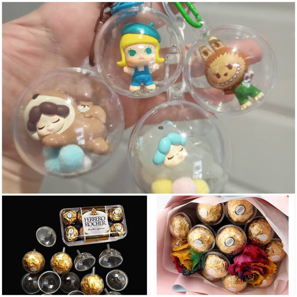 บอลใส ขนาด 4-7 cm. บอลใสสำหรับ PopBean บอลใสใส่ตุ๊กตา บอลใสใส่โมเดล Pop Bean 💞สินค้าพร้อมส่งนะคะ💞