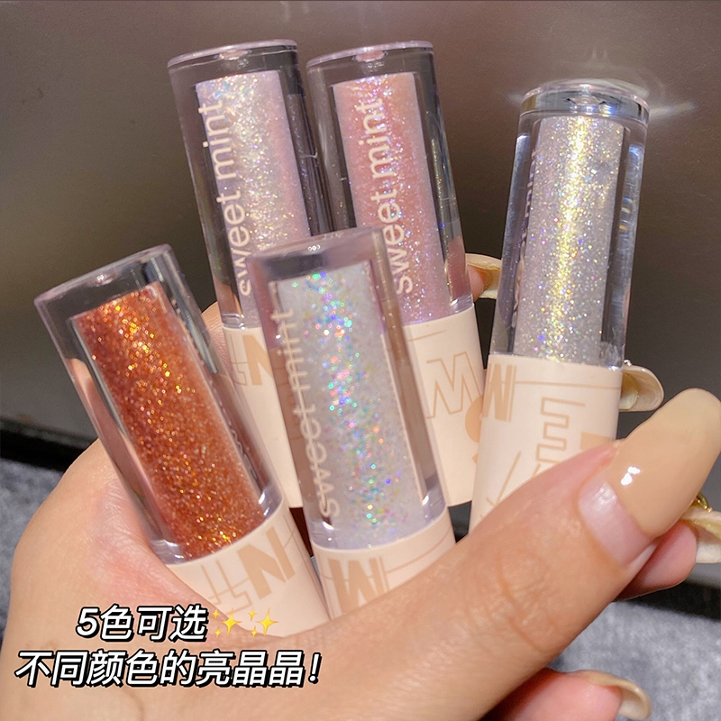 อายแชดดว์ไฮไลท์ เนื้อลิขวิด ผงกิตเตอร์ ประกายมุข เงางาม ติดทน     ZP782