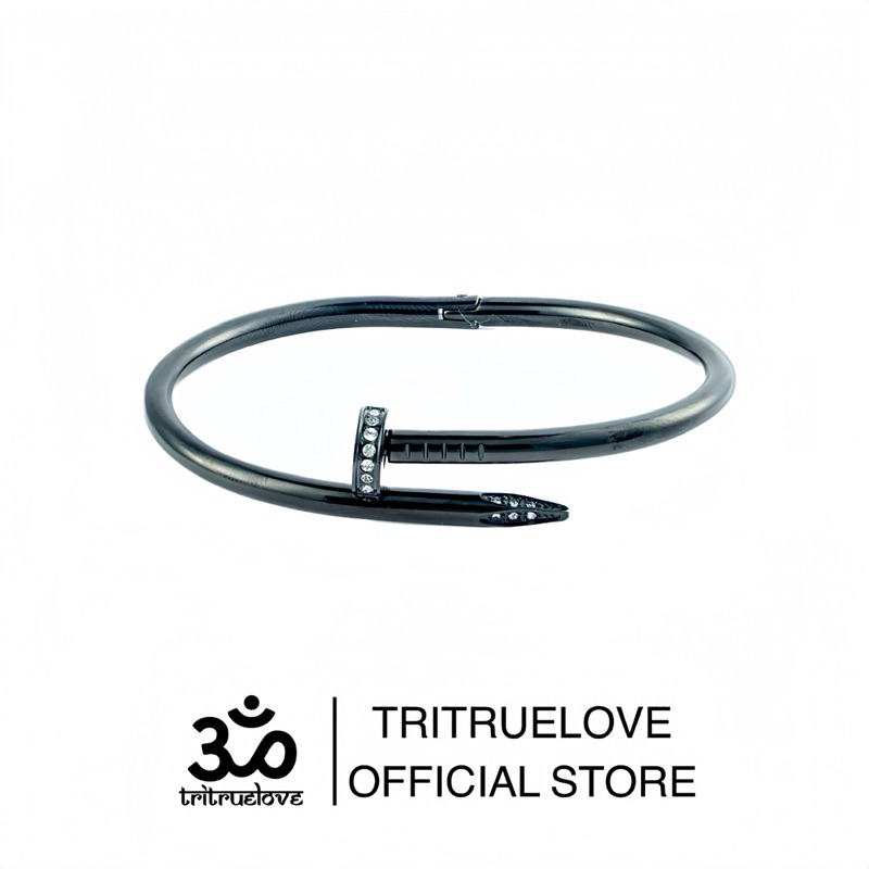 TRITRUELOVE - Black Ganesha Bangle (18th Avatar กำไลพระพิฆเนศสีดำปางแห่งรักที่สุขสมหวัง)