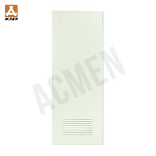 ACMEN ประตู uPVC รุ่น ECO รหัส E3 มี 3 สีให้เลือก 70x180/200 ซม บานเกล็ดล่าง1/4 กันน้ำ กันปลวก ไม่เกิดคราบดำ