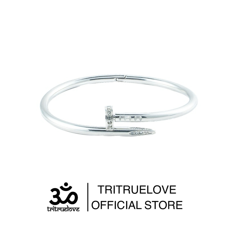 TRITRUELOVE - Silver Ganesha Bangle (25th Avatar กำไลงาพระพิฆเนศสีเงินปางรีนาโมจัน)
