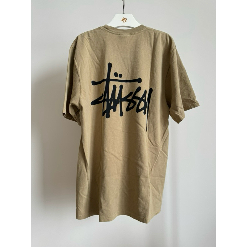 [ของแท้] STÜSSY BASIC TEE PIGMENT DYED ELM (US)