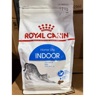 Royal canin indoor (1.2kg) อาหารเม็ด สำหรับแมวโต เลี้ยงในบ้าน อายุ 1 - 7 ปี (exp 02/27)