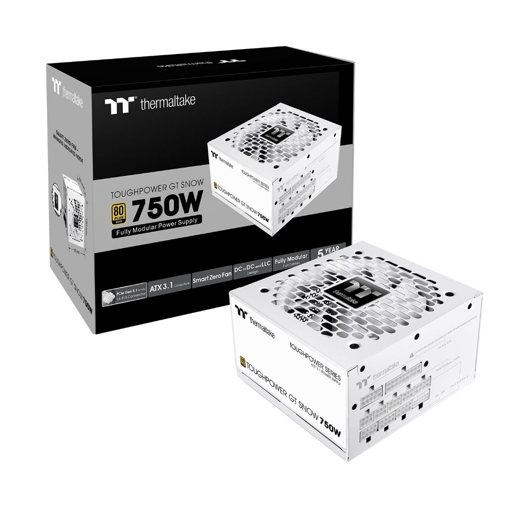 THERMALTAKE Toughpower GT Snow 750W (PS-TPT-0750FNFAGE-W) 5y.