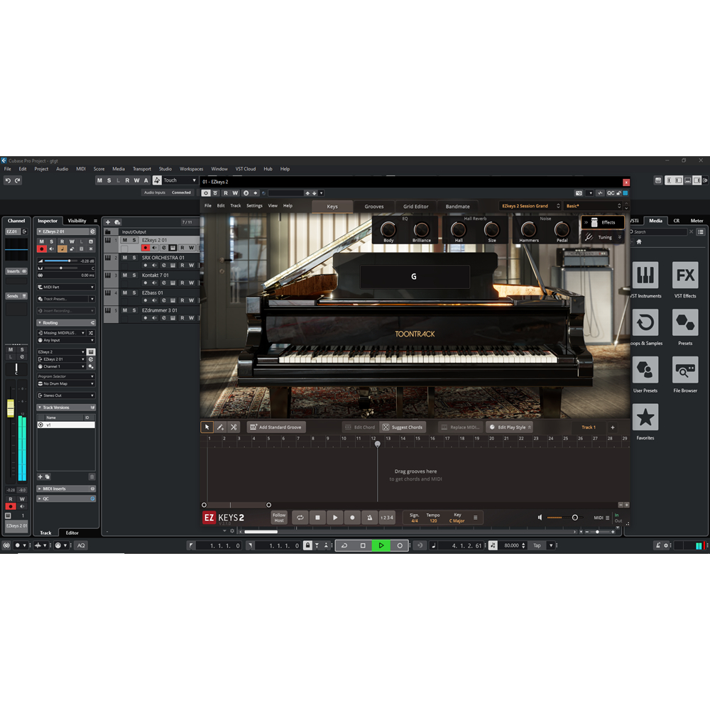 Cubase 14Pro พร้อม ชุดทำดนตรี แบบมืออาชีพ ที่ให้เสียงที่สมจริง   พร้อมวีดีโอวิธีติดตั้ง