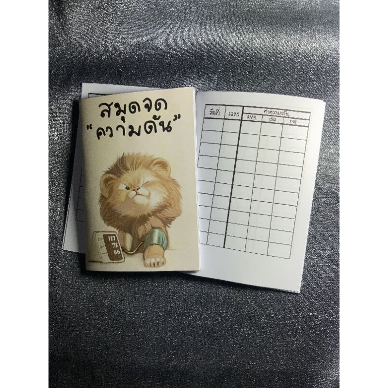 สมุดจดบันทึกความดันขนาดกะทัดรัด A6