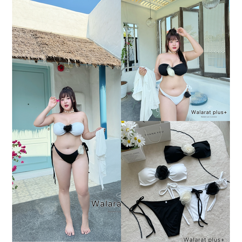 ชุดว่ายน้ํา หลายสไตล์ ชุดบิกินี่ ผู้หญิงอ้วน ขนาดใหญ่ ใส่เที่ยวทะเล สาวอวบใส่ได้ ถูกใจสาวอวบสุดๆแน่นอน พลัสไซส์