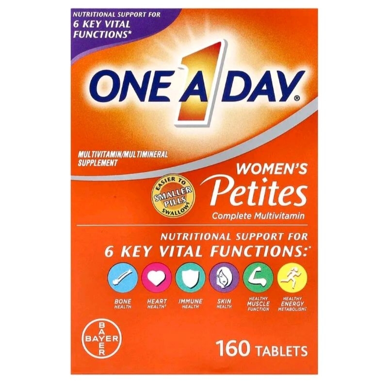 One-A-Day, Women's Petites Complete Multivitamin, 160 Tablets