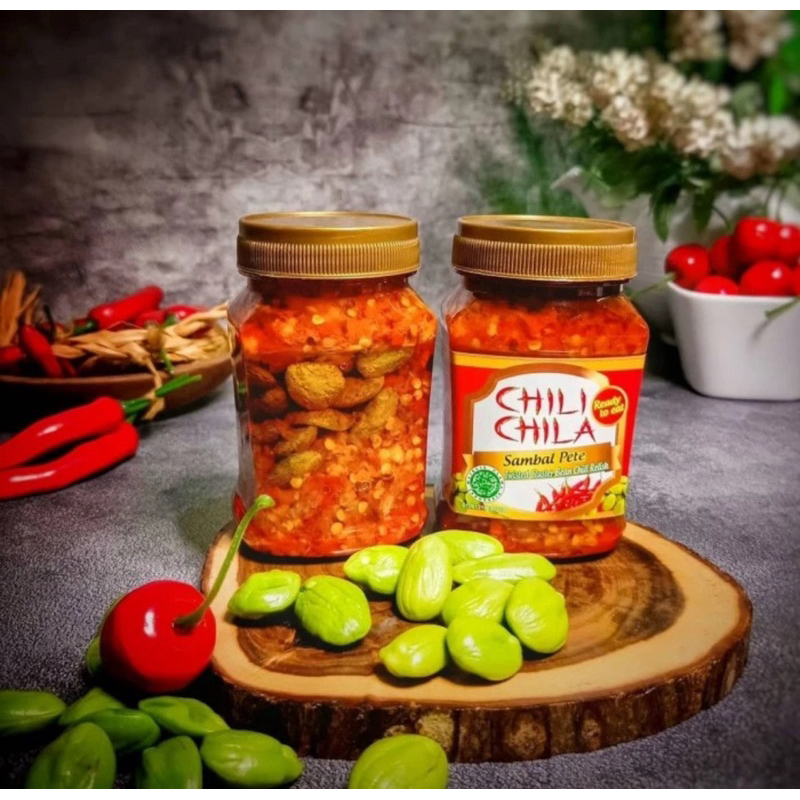 Indonesia Sambal Pete Chili Chila 140 gram / Bitter Bean Chilli