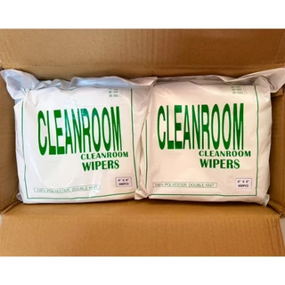 (พร้อมส่ง!) ผ้าอเนกประสงค์ โพลีเอสเตอร์ ไร้ฝุ่น ผ้าเช็ดหัวพิมพ์ ทำความสะอาดในห้องคลีนรูม Cleanroom Wiper ขนาด 9x9 นิ้ว