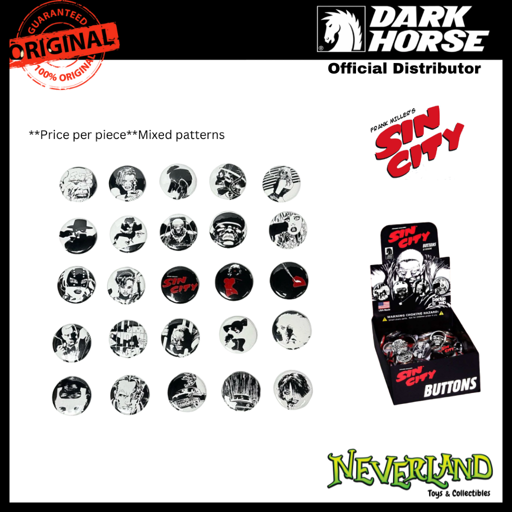 Dark Horse Sin City Badge**ราคาต่อชิ้น **คละลาย