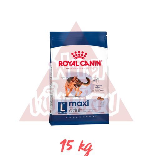 Royal Canin Maxi Adult 15 kg อาหารเม็ดสุนัขโต พันธุ์ใหญ่ อายุ 15 เดือนขึ้นไป
