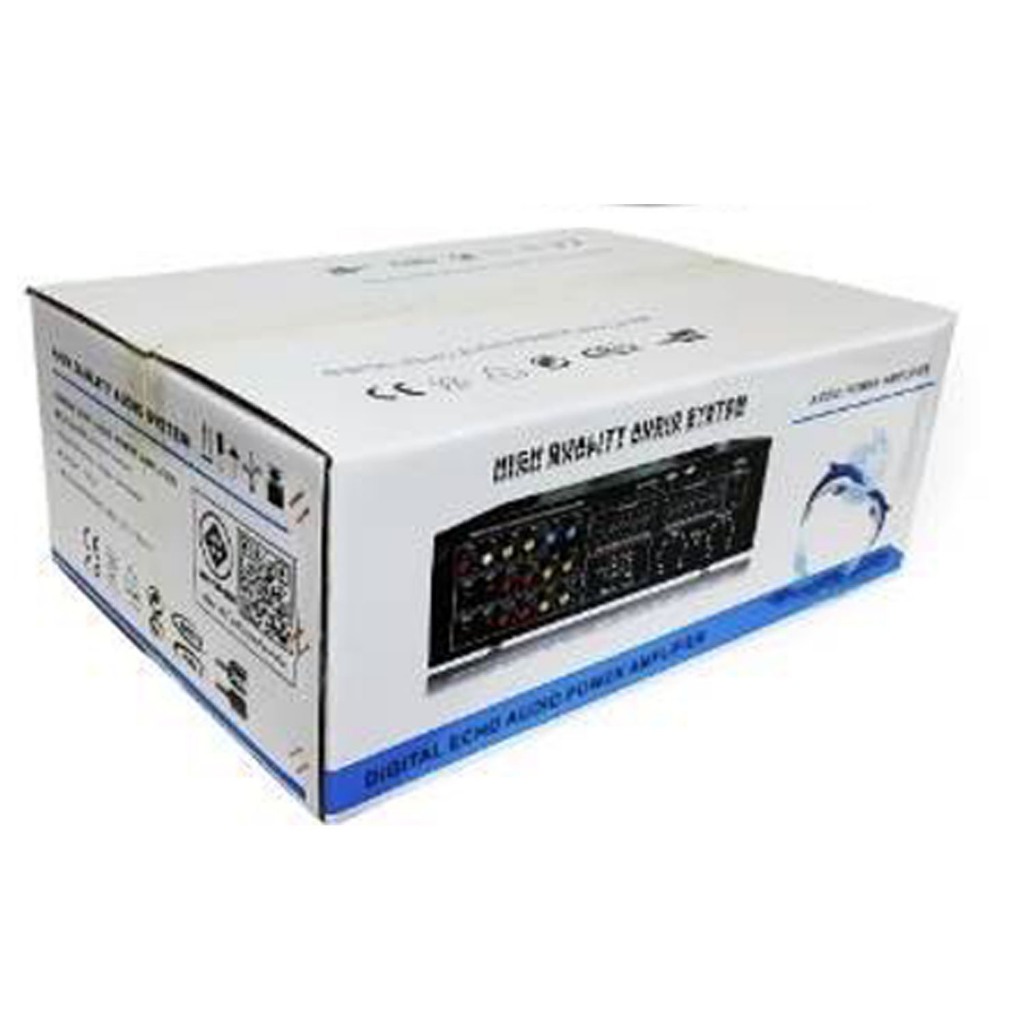 แอมป์ขยายเสียง เครื่องขยายเสียง power amplifier BLUETOOTH USB MP3 SD CARD