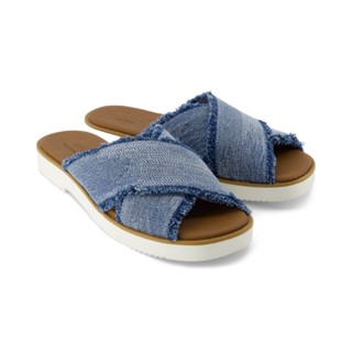 TOMS รองเท้าลำลองผู้หญิง สลิปออน รุ่น Mae Crossover Dark Sky…