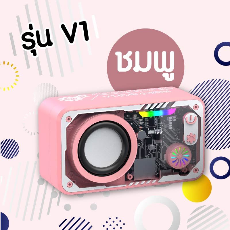 ลำโพงบลูทูธ ลำโพงพกพา ลำโพงไร้สาย ลำโพง มีไฟLED