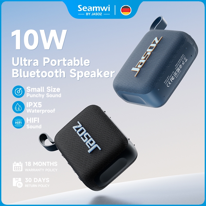 ⚡COD⚡Seamwi ลำโพงบลูทูธ ไร้สายแบบพกพา TWS เสียงดังและชัดเจน 1200mAh พกพาสะดวก ใช้ได้สูงสุด 6 ชม