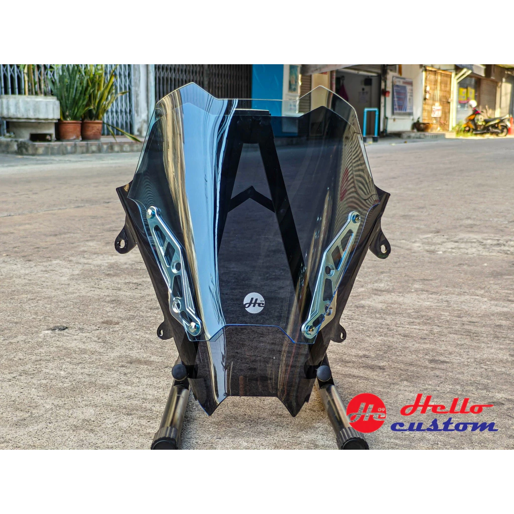 ชิวทรงซิ่ง PCX160 2025  บังไมล์ ชิวหน้าแต่ง พร้อมขา CNC PCX 160 2025 thumbnail 4