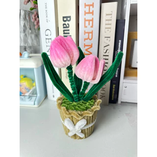 กระถางดอกไม้ลวดกำมะหยี่DIY🌻ทักแชทสอบถามได้นะคะ