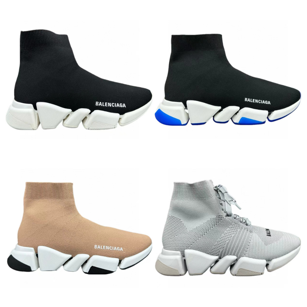 Balenciaga Speed 2.0 Socks Shoes High Top Sports Shoes for Men and Women