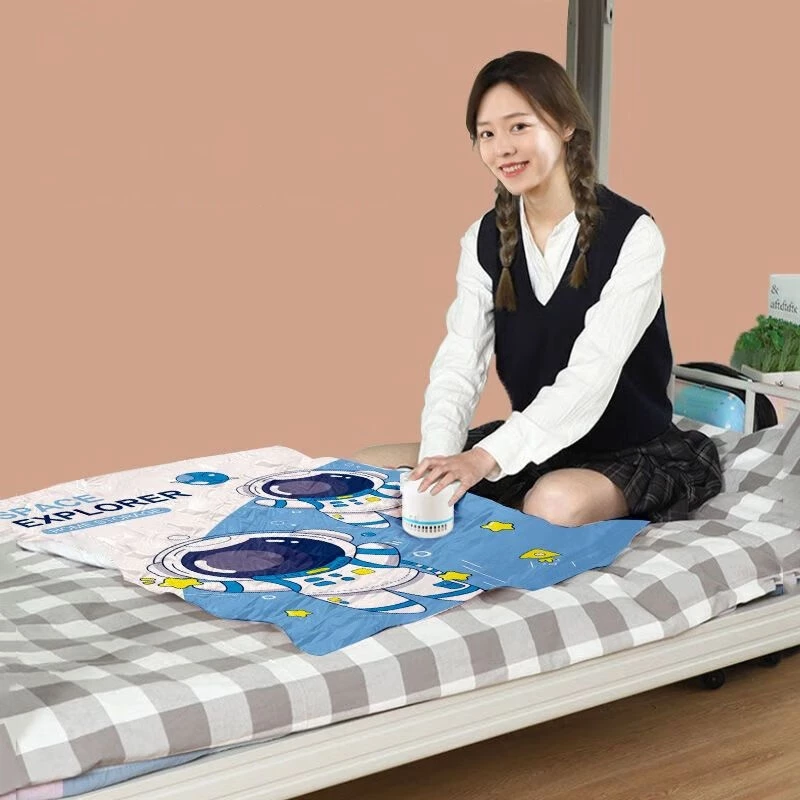 ถุงบีบอัดสูญญากาศ Vacuum Bag พร้อมปั้มลม ป้องกันความชื้น มีหลายขนาด thumbnail 9