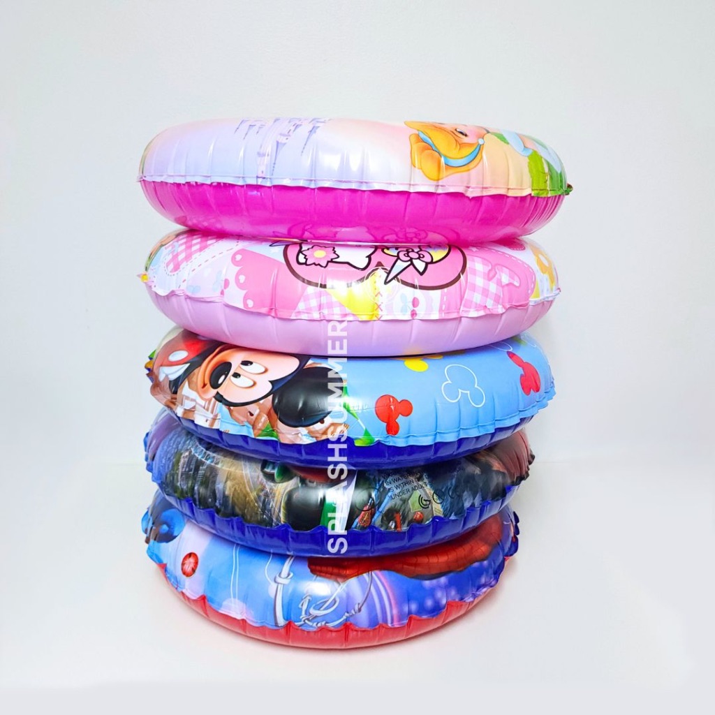 ห่วงยางเด็กเป่าลม #70 ห่วงยางเป่าลมลายการ์ตูน Swim Ring - รูปที่ 2