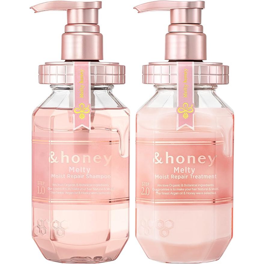 &Honey Swell Care Melty Moist Repair Shampoo & Treatment Pair Set