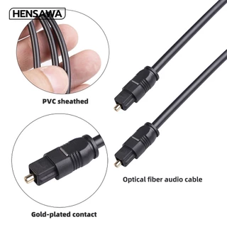 HENSAWA สาย Digital Optical Audio สายสัญญาณเสียง TOSLINK รองรับ S/PDIF, ADAT รุ่น AD112