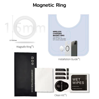 ELELAB Magnetic Ring แหวนแม่เหล็ก ติดเคสมือถือ รองรับชาร์จไร้สาย Magsafe สติกเกอร์แม่เหล็ก ใช้ได้กับทุกรุ่น