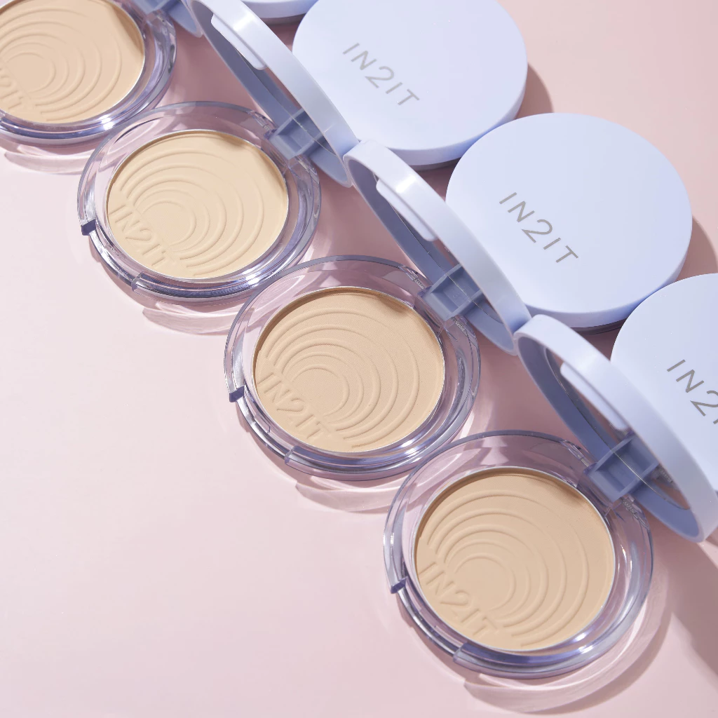 IN2IT UV Shine Control Sheer Face Powder - SCP01 สี SOFT BEIGE thumbnail 4