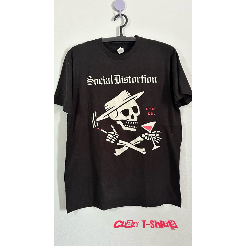 เสื้อวง Social Distortion • ของแท้จากกระสอบมือสอง