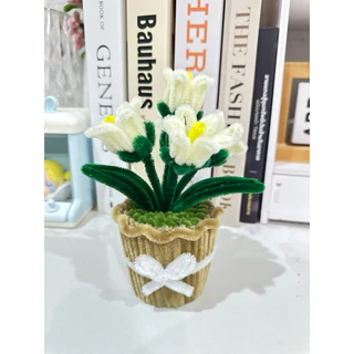กระถางดอกไม้ลวดกำมะหยี่DIY🌻ทักแชทสอบถามได้นะคะ