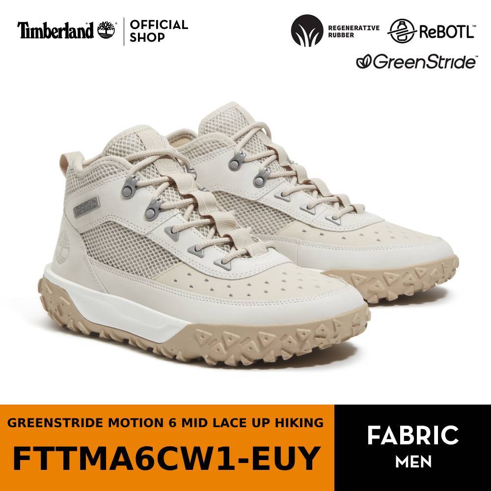 Timberland Men's GREENSTRIDE MOTION 6 MID LACE UP HIKING BOOT รองเท้าเดินป่า (FTTMA6CW1-EUY)