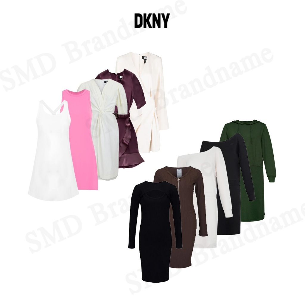 DKNY ชุดเดรสสำหรับผู้หญิง แบรนด์แท้ 100% สินค้าจากชอป