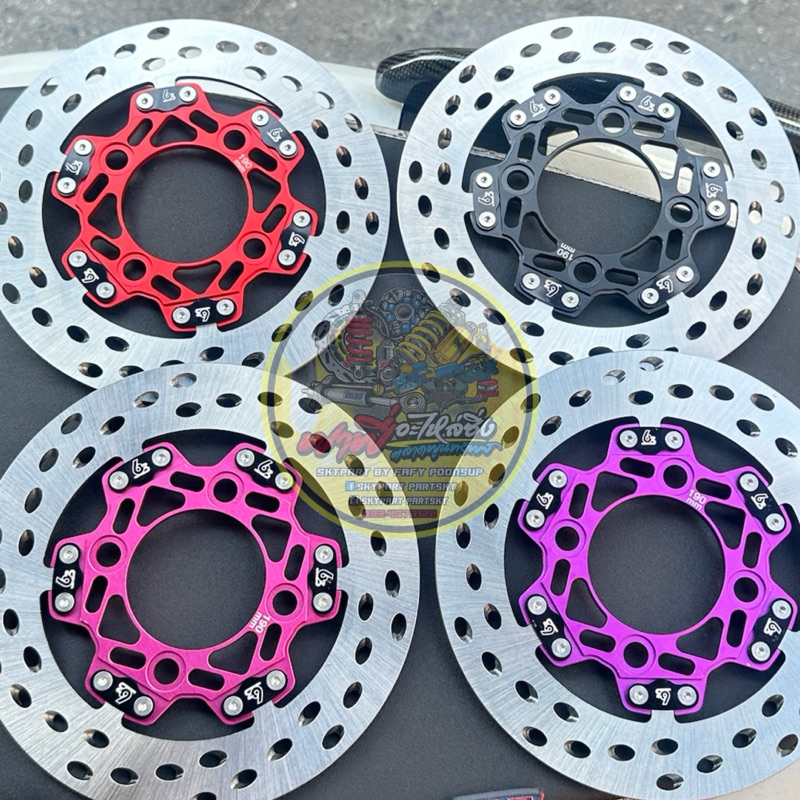 จานเบรค63 🇹🇭HONDA GIORNO125/จีออโน่ CBS/ABS 190/220MM. รูเฉียง ตรงรุ่นใส่ได้เลย #จานเบรคจีออโน่ #จาน