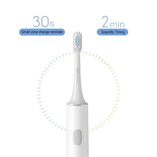 Xiaomi แปรงสีฟันไฟฟ้าT300 Electric Toothbrush IPX7กันน้ำ Type-C แบบชาร์จ สำหรับผู้ใหญ่ ปรับได้