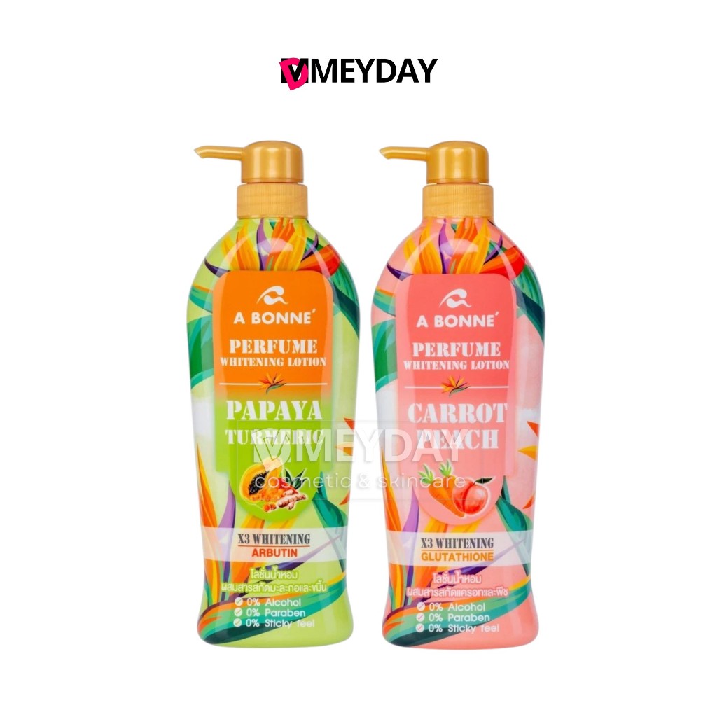 A Bonne' Perfume White Lotion เอ บอนเน่ เพอร์ฟูม ไวท์ โลชั่น 500ml โลชั่น น้ำหอม ผิวกาย