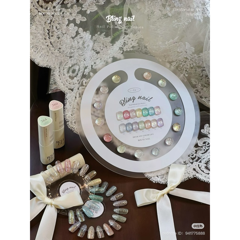 สีเจลRouni15สี(FLASH)***พร้อมส่ง