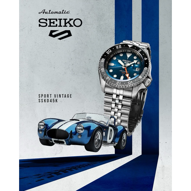 SEIKO นาฬิกาข้อมือ SEIKO 5 SPORT VINTAGE CAR SPECIAL SSK045K SRPL49K SRPL47K ของแท้ประกันศูนย์ 3 ปี